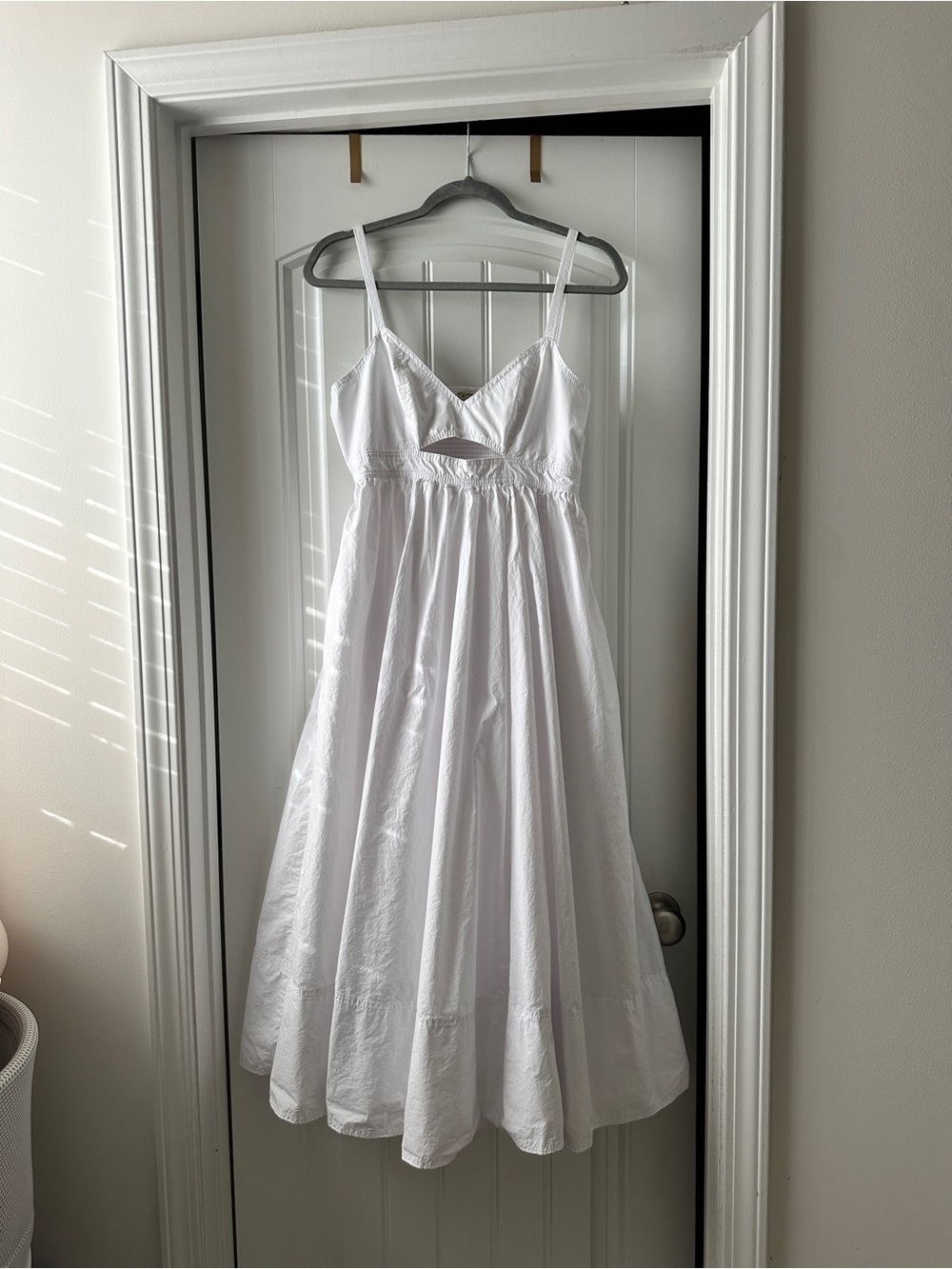 Banana Republic Isa White Cotton Dress